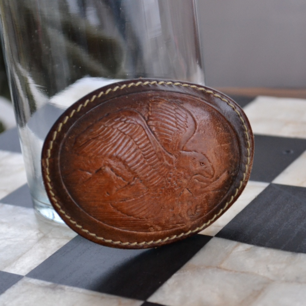 Vintage American Leather Eagle Belt Buckle